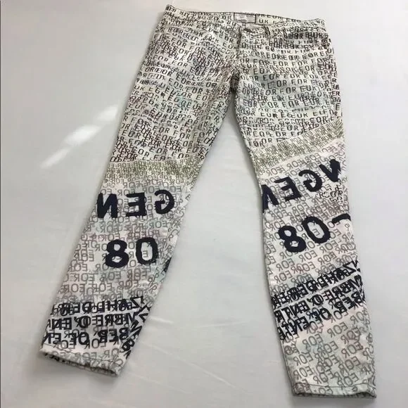 Current/Elliott Mary Katrantzou Dynamo Ankle Jean - Picture 4 of 10